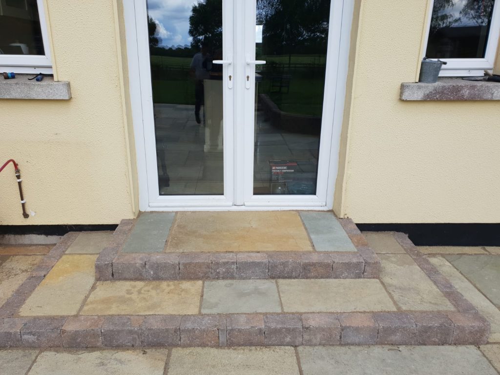 Driveway and Patio Step Installations