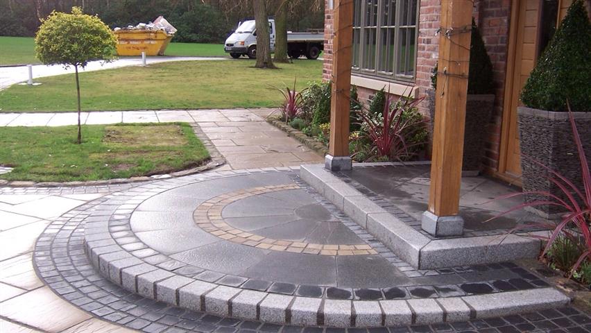 Driveway and Patio Step Installations